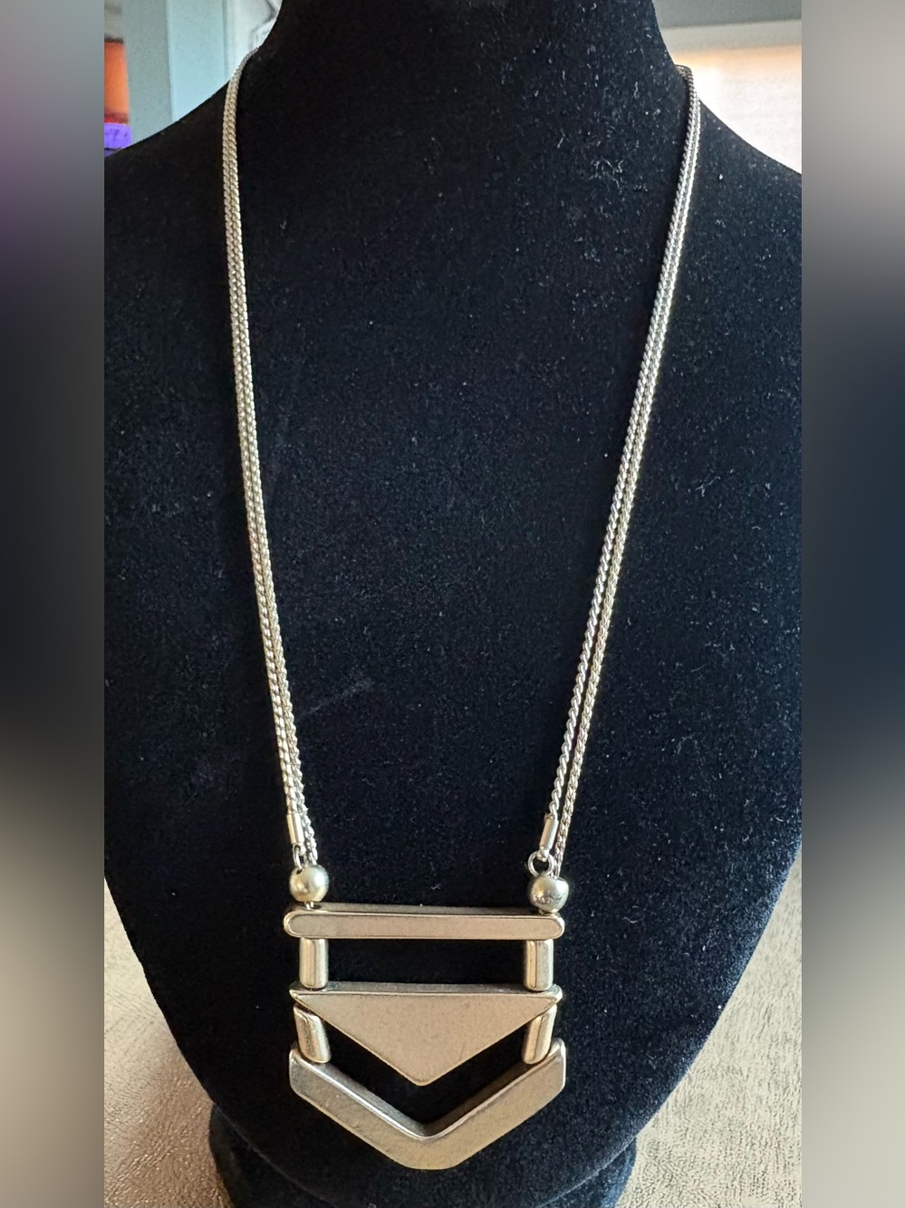 Art Deco Inspired Adjustable Gold-Tone Statement Necklace
